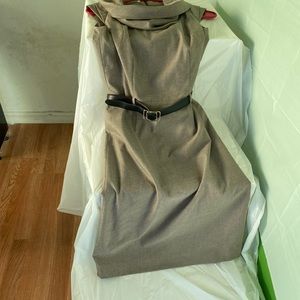 Gorgeous Antionio Melani tan dress size 2 stunning this is and looks amazing.